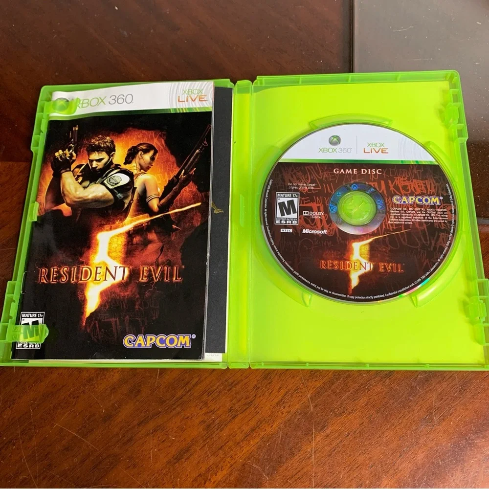 XBox 360 Resident Evil 5 Video Game